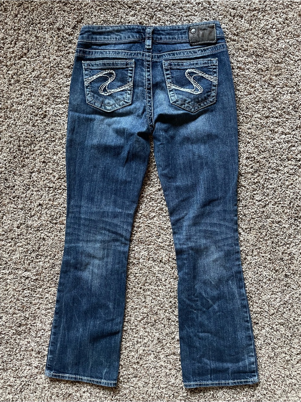 Silver AIKO Bootcut Women’s Jeans W28 L31 (measures 28x29) EUC